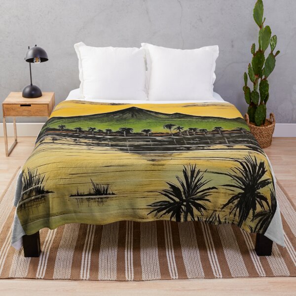 Item preview, Spring volcano colorful travel vintage graphics designed and sold by wonderfulpark.