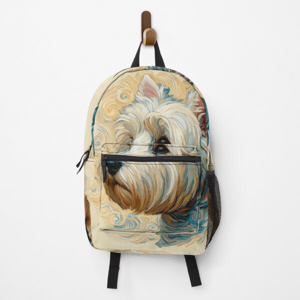 Item preview, West Highland Terrier Profile in the Style of Van Gogh - Westie Painting designed and sold by Star-Fragment.