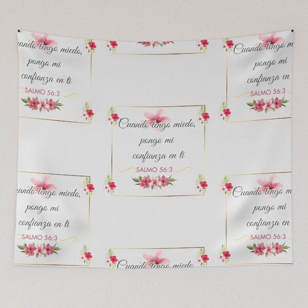 Item preview, Salmo 56 3 Sticker / JW Year Text Spanish designed and sold by Designsleashed.