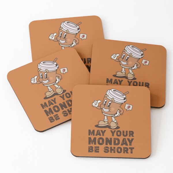 Item preview, Retro Monday Boost: Vintage Cartoon Coffee Cup Collection designed and sold by Wise-Geek.