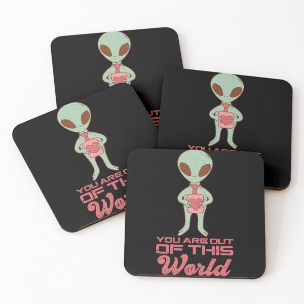 Item preview, Cute Alien With Heart Valentines Day Sayings Quote designed and sold by Myth-Creatures.