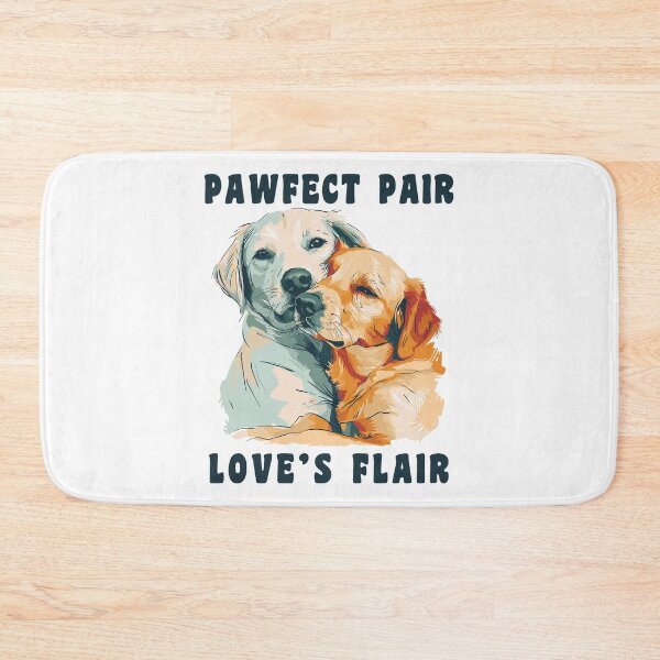 Item preview, Dogs Couple Cuddling Perfect Pair designed and sold by CosyTeal.