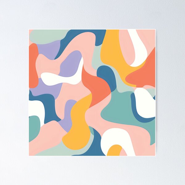 Item preview, Patrones abstractos dinámicos y coloridos. designed and sold by ColorConsole.
