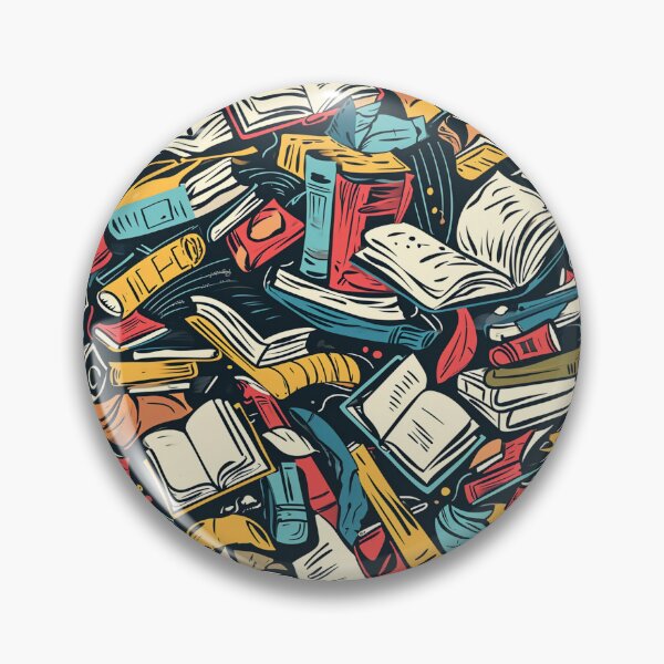 Item preview, Book Aesthetic, Abstract Doodle Books Pattern designed and sold by Desfix.