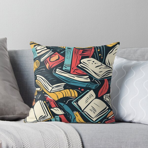 Item preview, Book Aesthetic, Abstract Doodle Books Pattern designed and sold by Desfix.