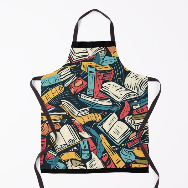 Item preview, Book Aesthetic, Abstract Doodle Books Pattern designed and sold by Desfix.