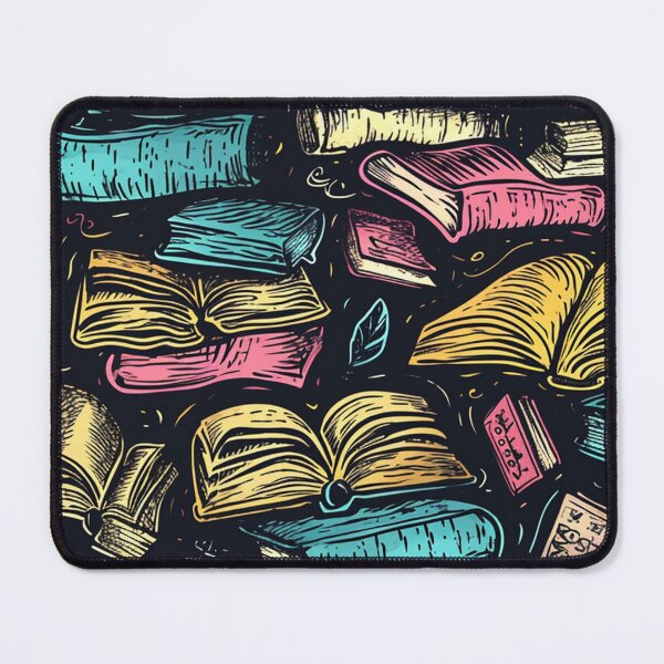 Item preview, Book Aesthetic, Abstract Doodle Books Pattern designed and sold by Desfix.
