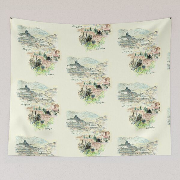 Item preview, Granada · View of the Albaicín at dawn designed and sold by reflejArte.
