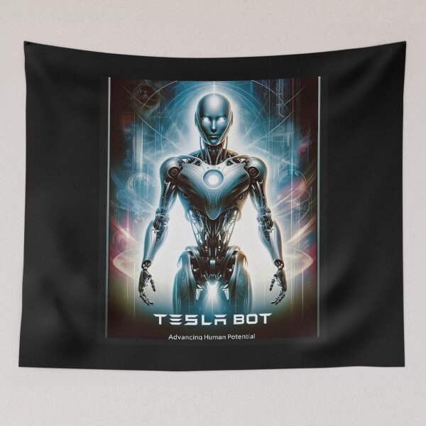 Artikelvorschau, Tesla-Bot entworfen und verkauft von TEEJAMBOREE.