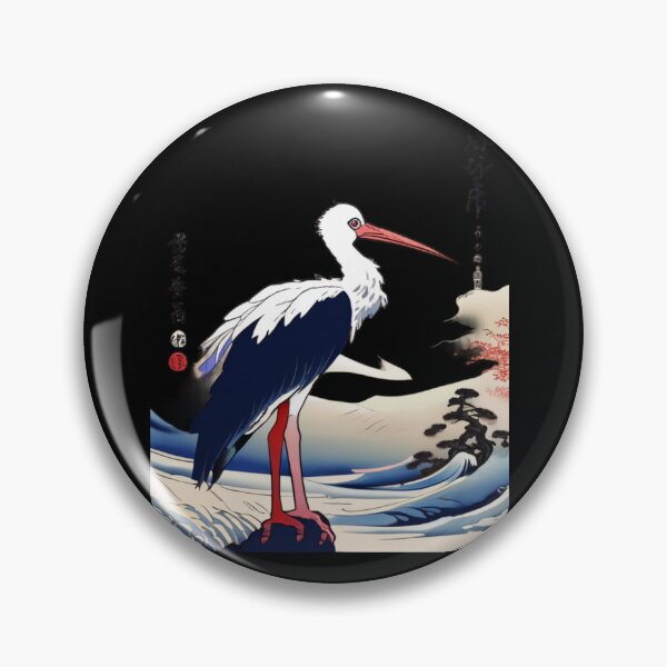 Item preview, white stork designed and sold by EuropeanPrints.