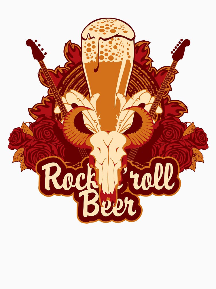 Discover Camiseta Cerveza Rock n Roll