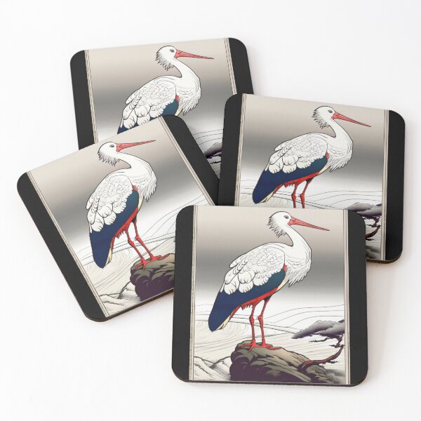 Item preview, white stork designed and sold by EuropeanPrints.