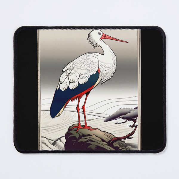 Item preview, white stork designed and sold by EuropeanPrints.