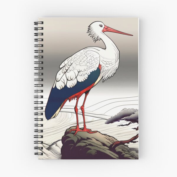 Item preview, white stork designed and sold by EuropeanPrints.