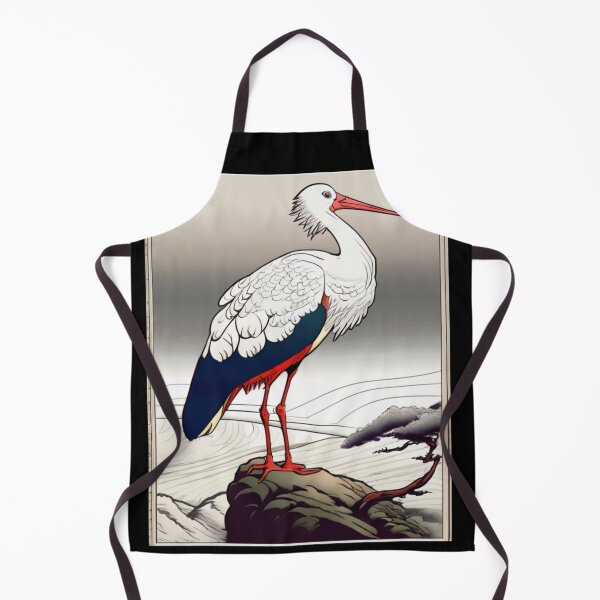 Item preview, white stork designed and sold by EuropeanPrints.