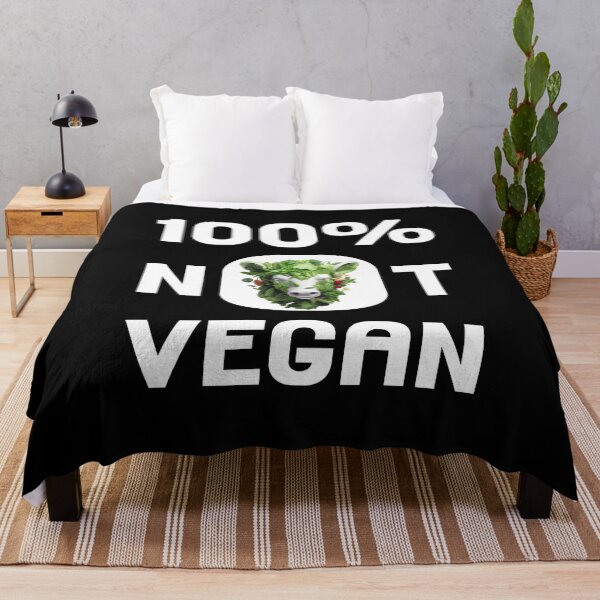 Item preview, 100% Not Vegan designed and sold by PepeCartoon.