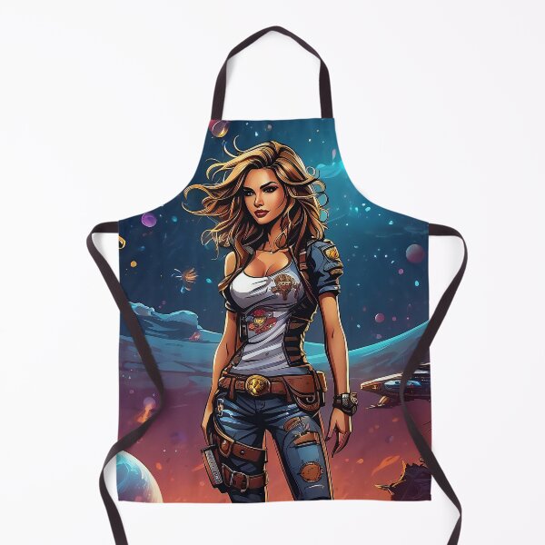 Item preview, Cosmic Voyager: A Galactic Adventurer's Portrait designed and sold by ArtComixHaven.