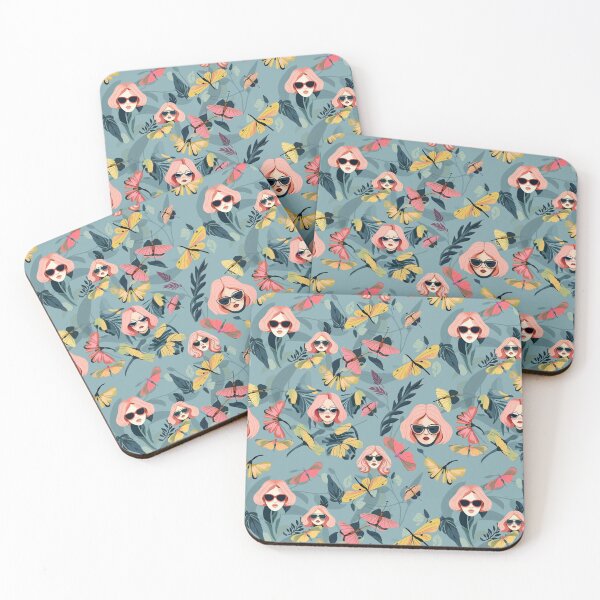 Item preview, Rosy Flutter Garden designed and sold by itbecamelife.