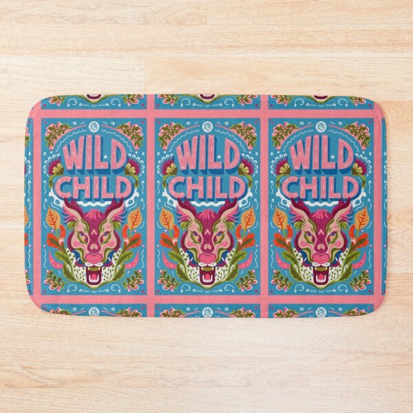 Item preview, Feral Fantasy: Wild Child Illustrated Poster designed and sold by 21 Dragonflies.