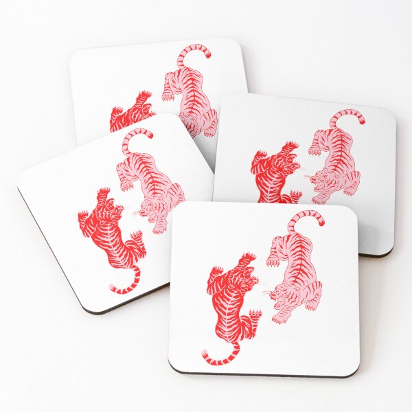 Item preview, Pink and red tigers designed and sold by marni graphics.