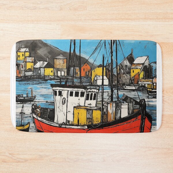 Item preview, Port skandynavia colorful travel vintage graphics designed and sold by wonderfulpark.