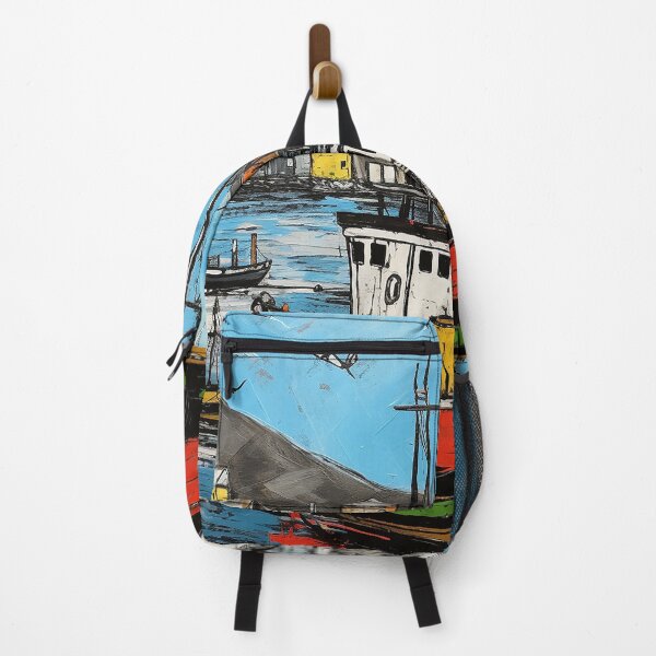Item preview, Port skandynavia colorful travel vintage graphics designed and sold by wonderfulpark.