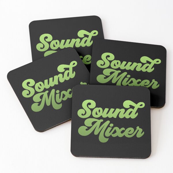 Item preview, Groovy Sound Mixer - Lime Green Gradient designed and sold by NermilioDesigns.