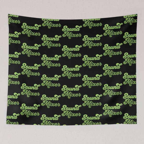 Item preview, Groovy Sound Mixer - Lime Green Gradient designed and sold by NermilioDesigns.