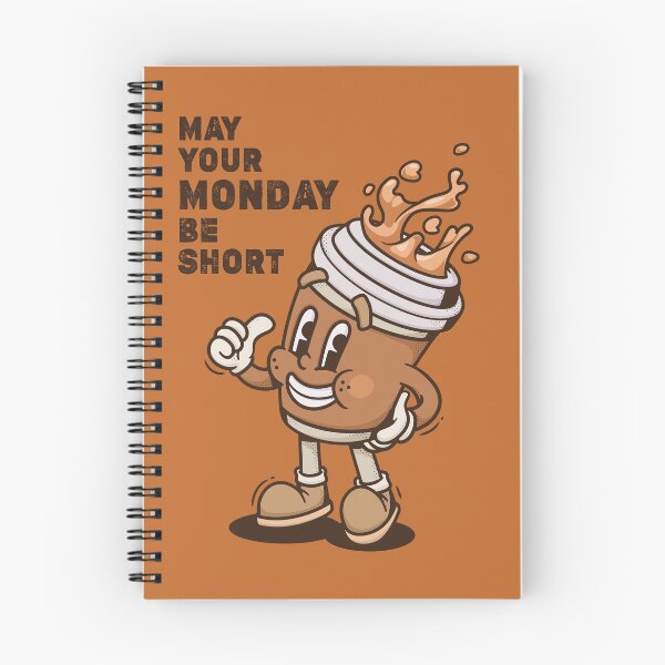 Item preview, Retro Monday Boost: Vintage Cartoon Coffee Cup Collection designed and sold by Wise-Geek.