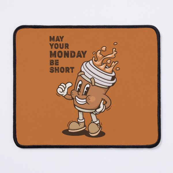 Item preview, Retro Monday Boost: Vintage Cartoon Coffee Cup Collection designed and sold by Wise-Geek.
