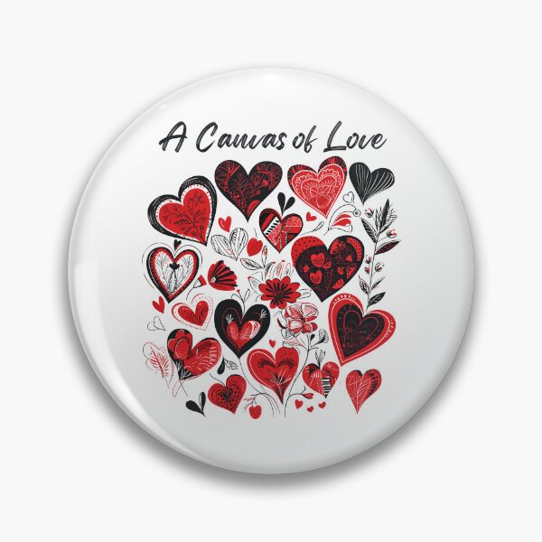 Item preview, Hearts On A Canvas Of Love designed and sold by CosyTeal.