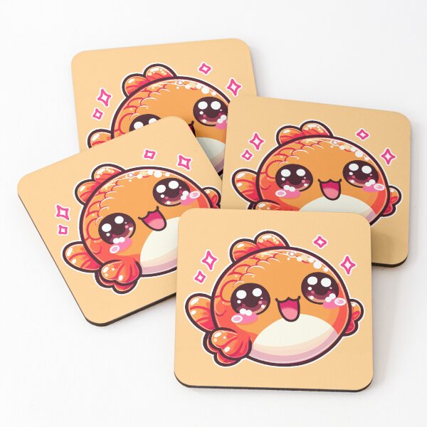 Item preview, Kawaii Cute Goldfish 4 | Pets and Animals for Men and Women t-shirt designed and sold by panchiTWO.