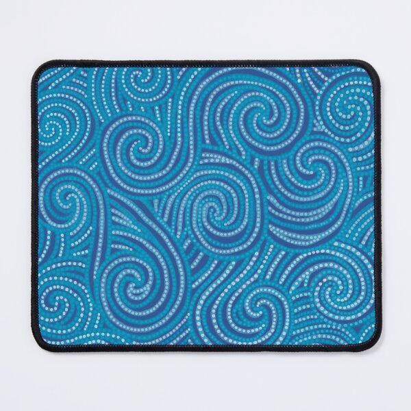 Item preview, NO AI ! Blue Wild Water Waves designed and sold by ManonElmendorp.