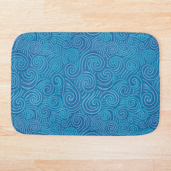 Item preview, NO AI ! Blue Wild Water Waves designed and sold by ManonElmendorp.