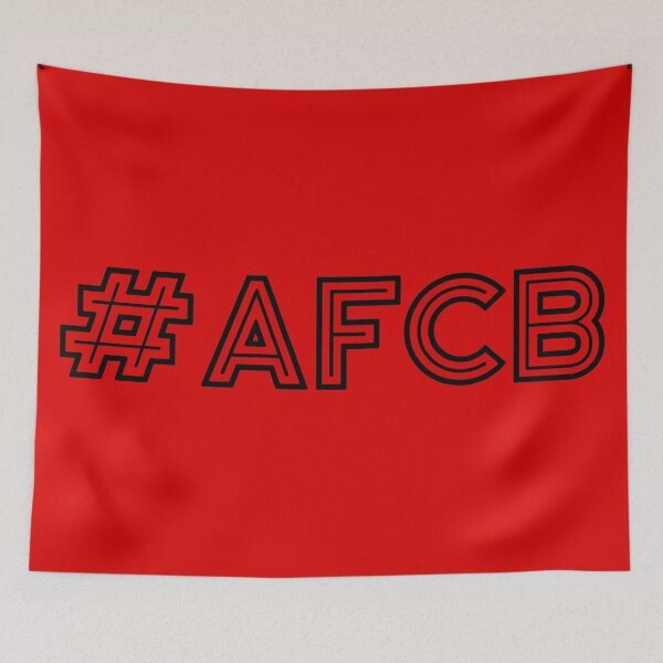 Item preview, #AFCB AFCB Inline Minimalist Design AFC Bournemouth Black designed and sold by kakarikihill.