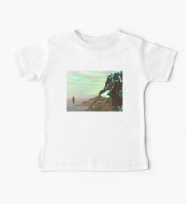 TITAN CYBORG HYPERION WORLD ALIEN LANDSCAPE Science Fiction ,Sci Fi Baby Tee