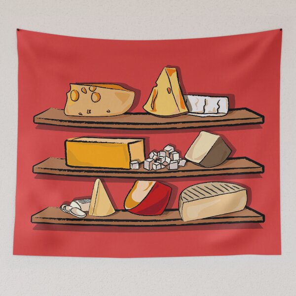 Item preview, Cheeses! - A Gourmet Extravaganza of Delightful Dairy designed and sold by Fun Funky Designs.