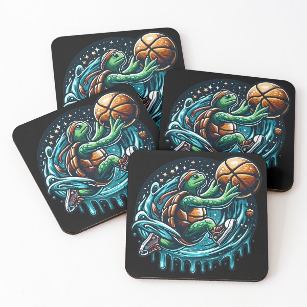 Item preview, Basketball turtle dunking gift designed and sold by Pineapple-Tree.