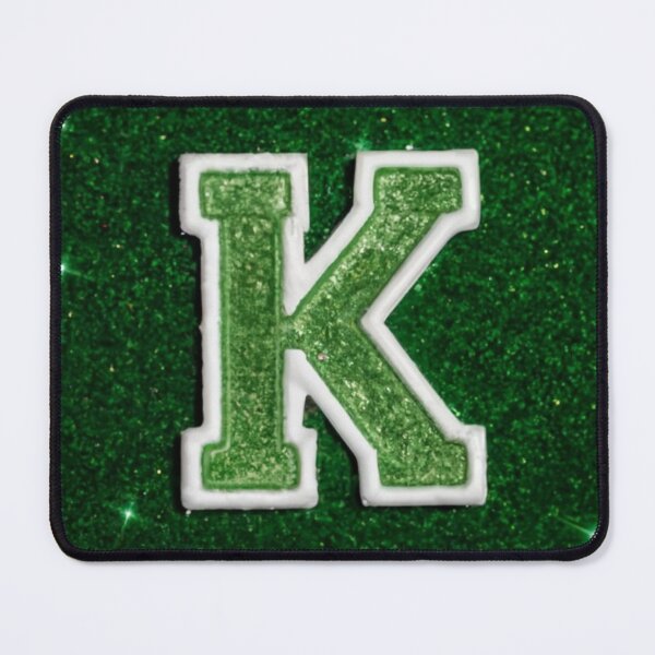 Item preview, Light Green letter K Patch Scl designed and sold by BCD BRANDS.