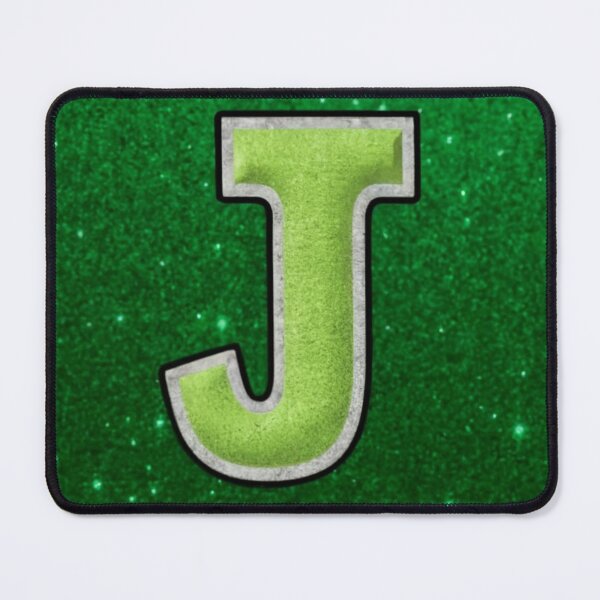 Item preview, Light Green letter J Patch Scl designed and sold by BCD BRANDS.