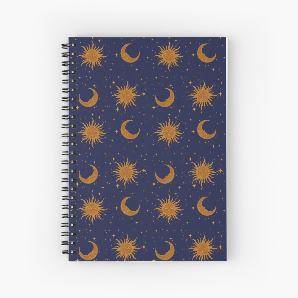 Celestial Spiral Notebook