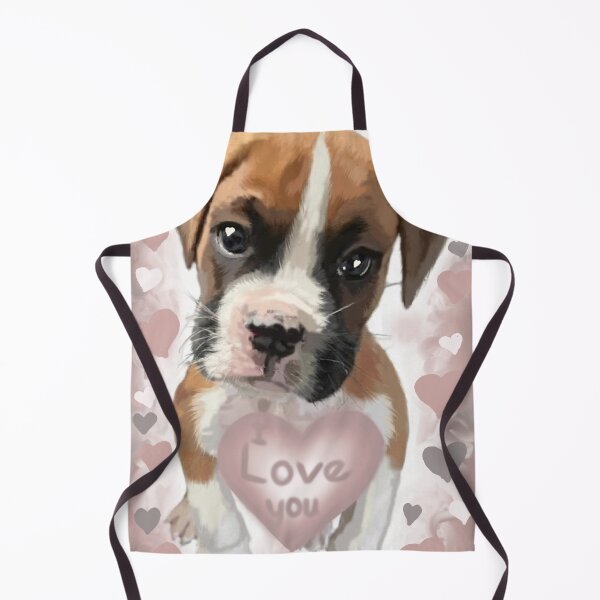 Item preview, Valentines Day, Valentines Day Gift, Boxer Puppy, I Love You designed and sold by Christopher Whitehead-Baines.