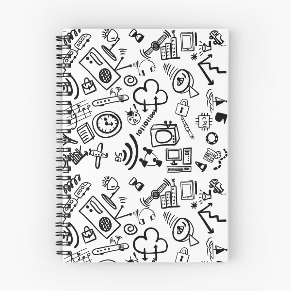 Item preview, Technology 101, variety of technology generation cartoon simple hand drawn designed and sold by pipikijung.