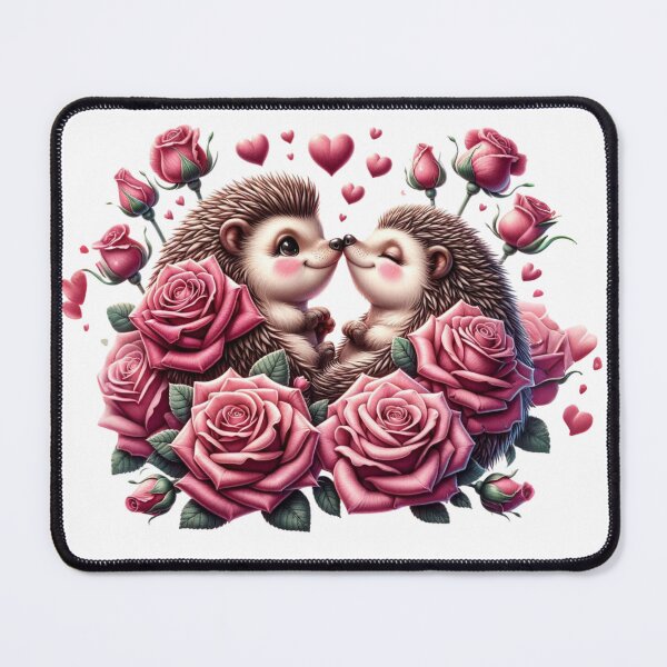 Item preview,  Valentine day Hedgehog is a cute and charming hedgehog image that has been specially designed to capture the essence of romance. designed and sold by DeepDrop Studio.