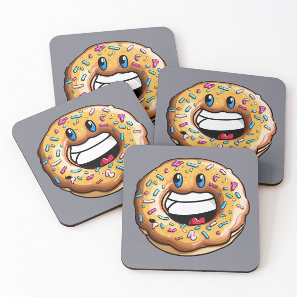Item preview, smiling donut with sprinkles designed and sold by Mata-Win.