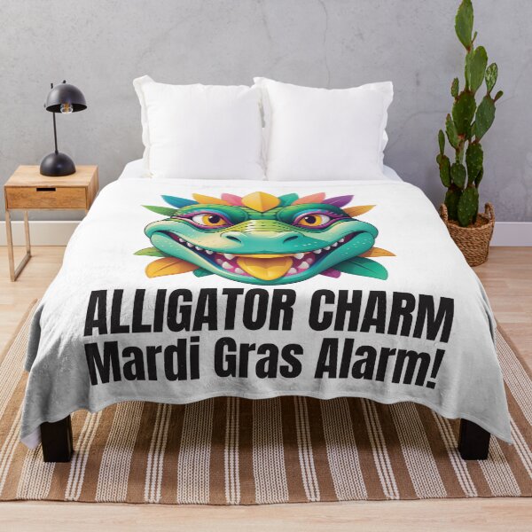 Item preview, Alligator Charm, Mardi Gras Alarm! designed and sold by DADA635.