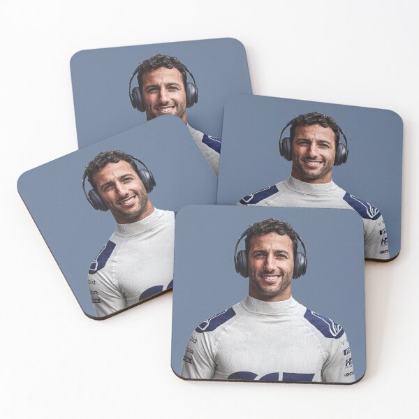 Item preview, Daniel F1 Driver with headphones Alpha F1 Team Yuki Tsunoda Teammate designed and sold by FormulaGTee1.