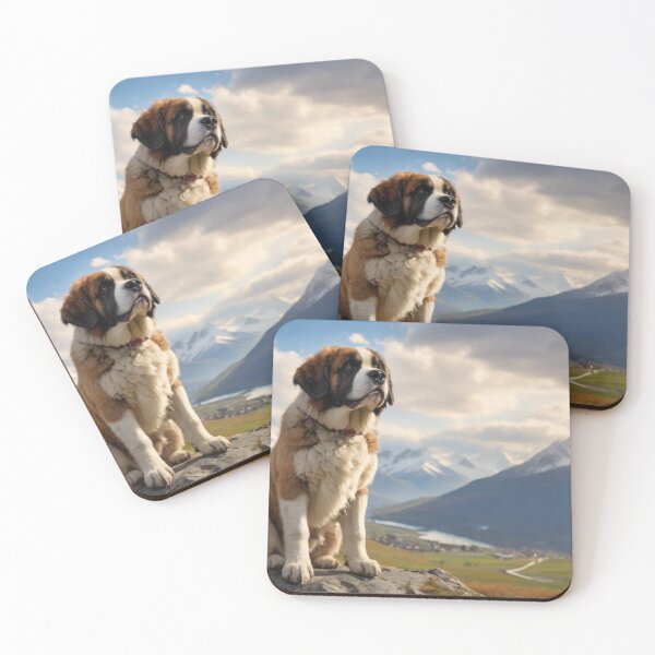 Item preview, Mountain Majestic St. Bernard designed and sold by NeatThingLover.