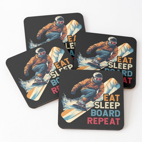Item preview, Snowboard Enthusiast: Eat Sleep Board Repeat designed and sold by togetherShirts.