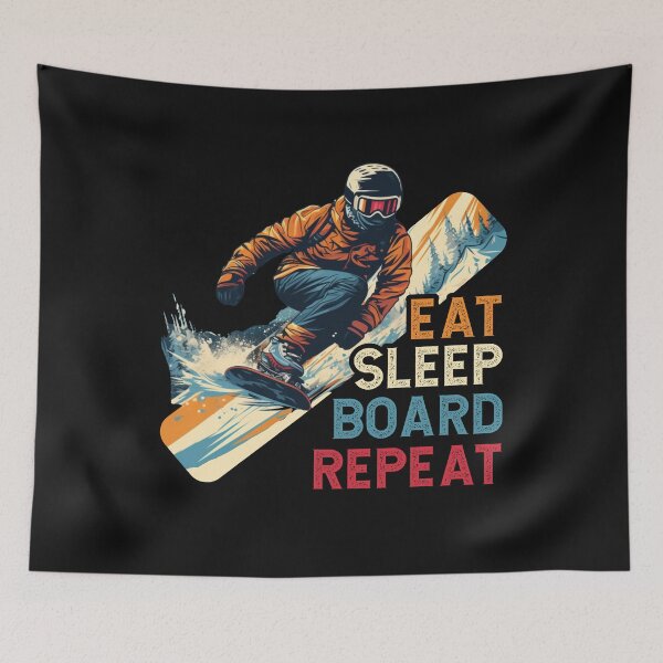 Item preview, Snowboard Enthusiast: Eat Sleep Board Repeat designed and sold by togetherShirts.
